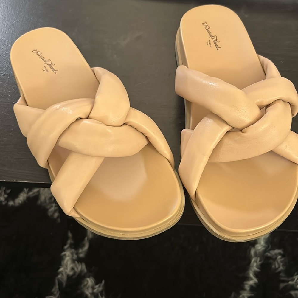 Tan sandals